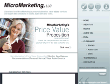 Tablet Screenshot of micromarketing.org